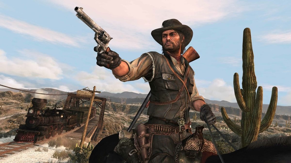 Arte de divulgação de Red Dead Redemption