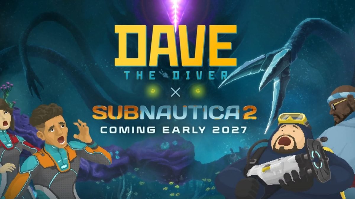 Arte do DLC de Subnautica 2 em Dave the Diver