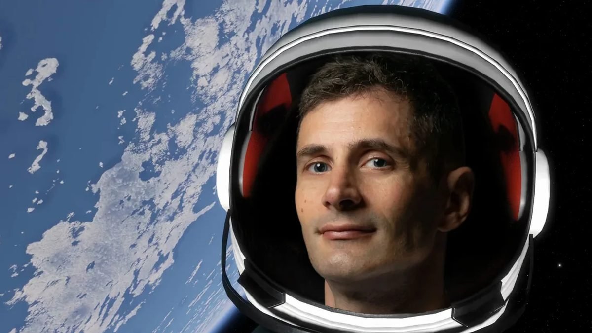 Ilustração de astronauta ligada a Dean Hall e à RocketWerkz