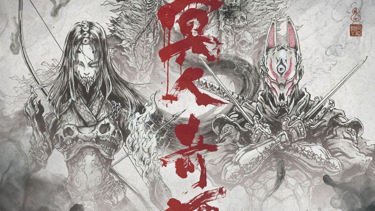 Arte do anime Ghost of Tsushima Legends, adaptação do modo multiplayer do jogo da Sucker Punch