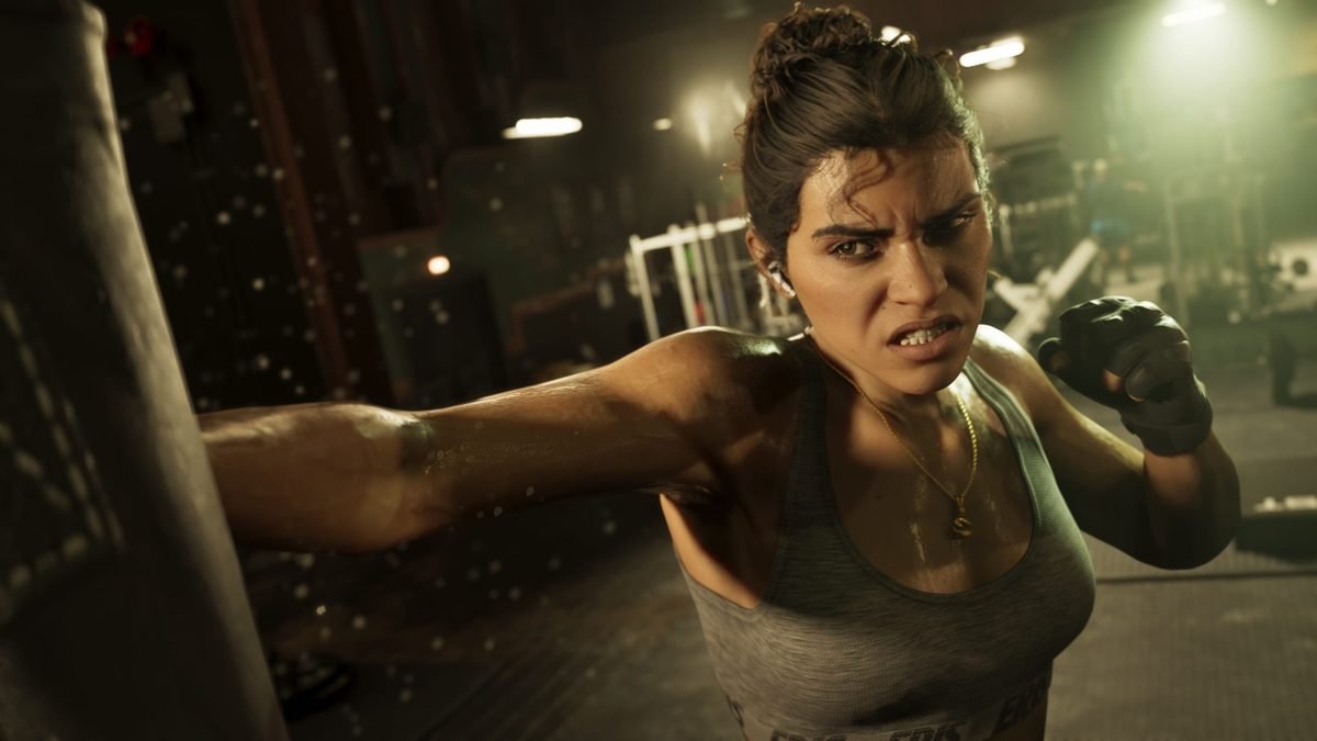 Imagem oficial de Lucia Caminos, protagonista de GTA 6, divulgada pela Rockstar