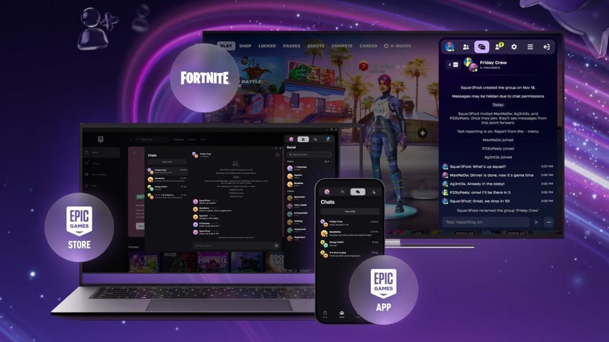 Tela do novo Epic Games Launcher