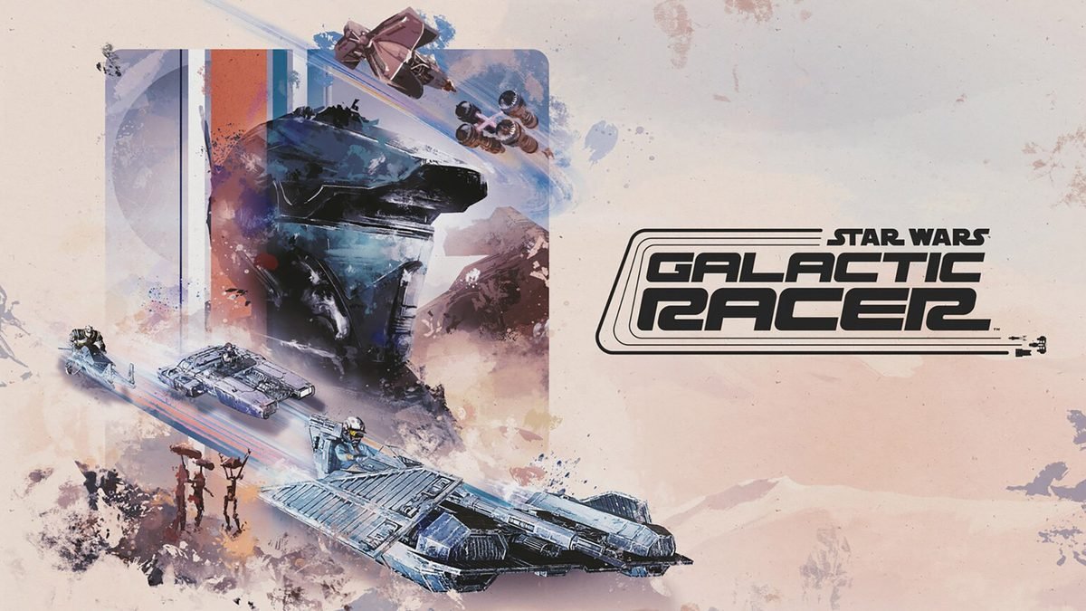 Arte promocional de Star Wars: Galactic Racer com a edição de colecionador do jogo