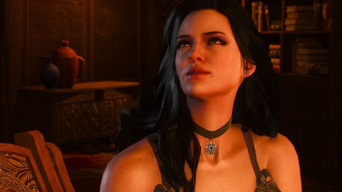 Yennefer em cena de The Witcher 3 Remastered