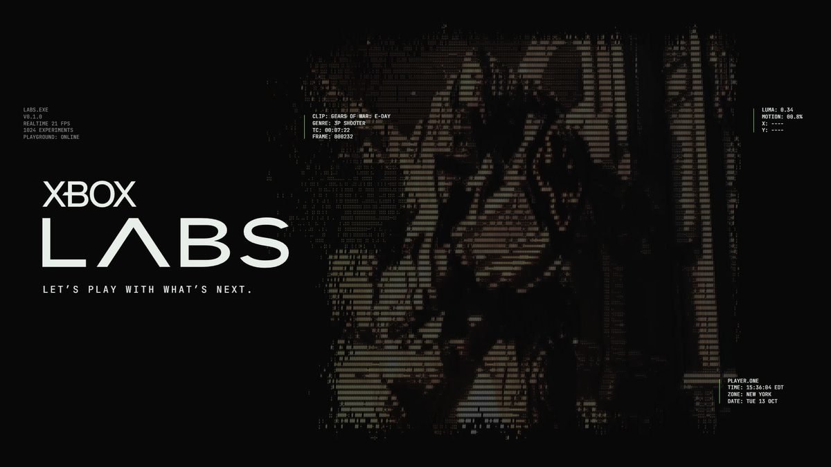 Arte do anúncio do Xbox Labs